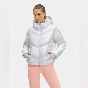 Ronney Cropped Puffer Metallic